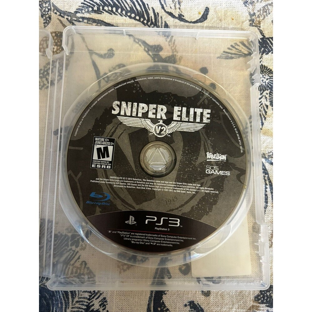 Sniper Elite V2 (Sony PlayStation 3, 2012) Ps3 pre owned disc only